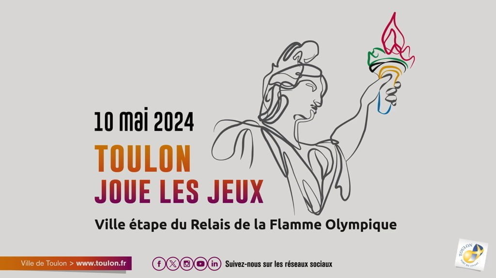 Flamme Olympique à Toulon