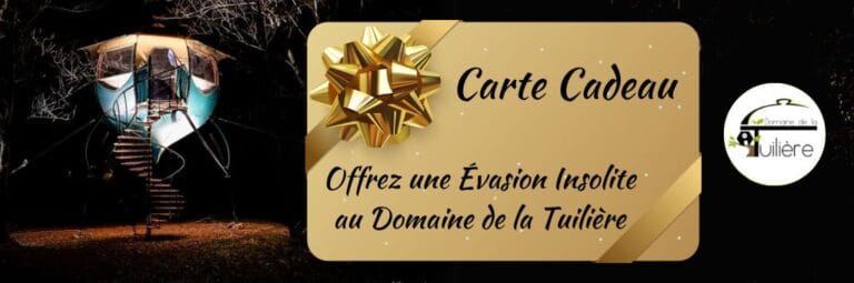 carte cadeau domaine de la tuilière